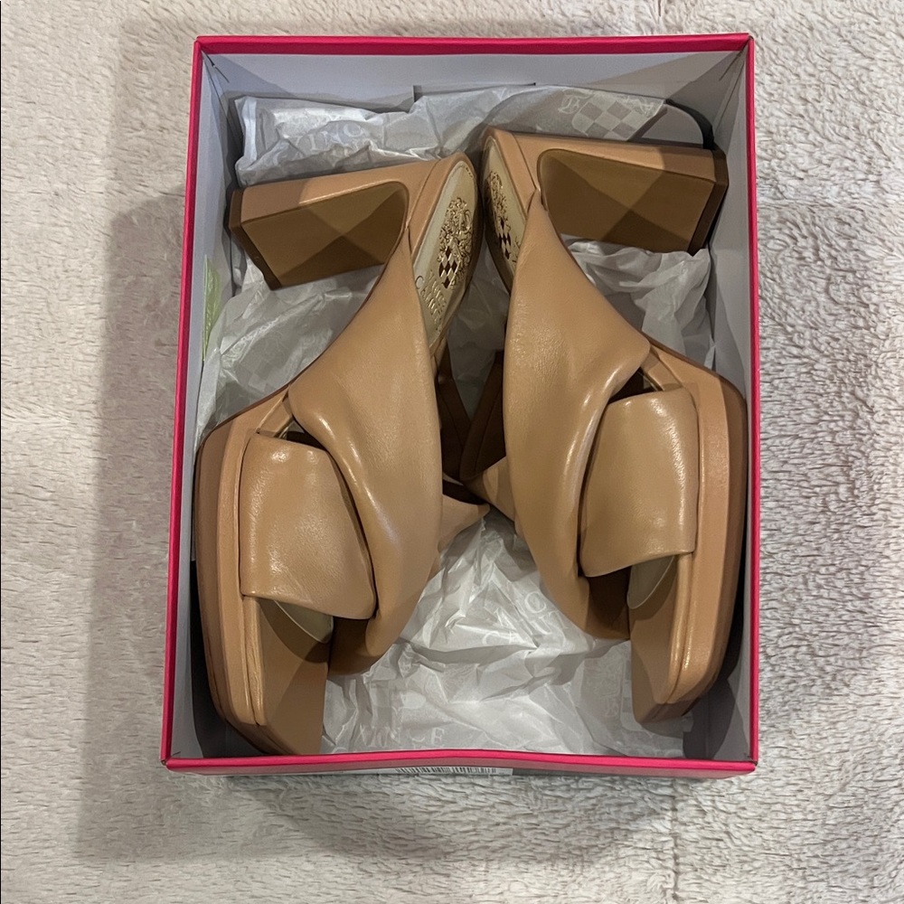 Vince Camuto Tan Women's Mules